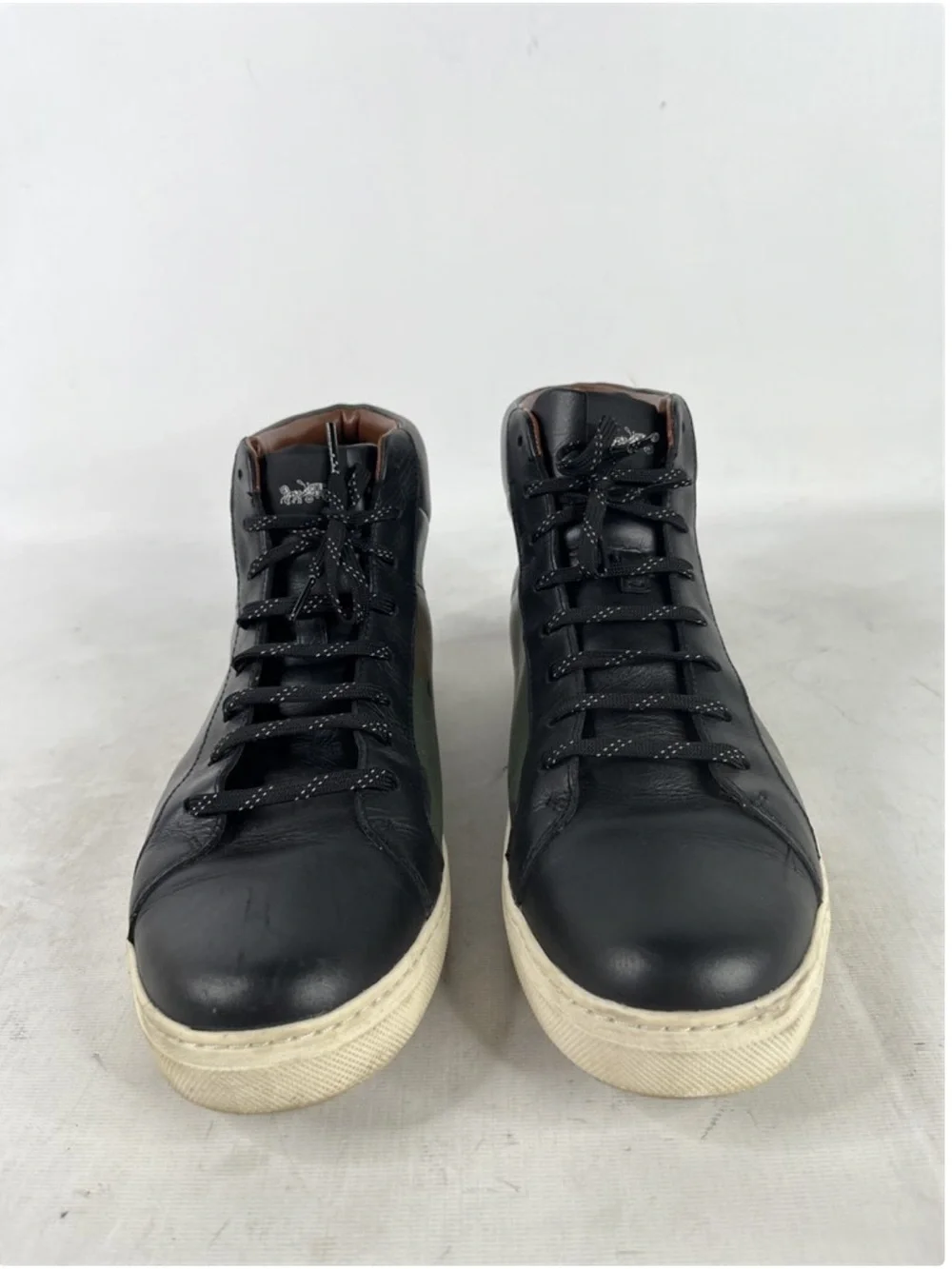 Coach Camo High-Top Sneakers, Size: 12D/46 (Men)